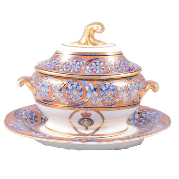 Sucrier with Grenville Coat of Arms