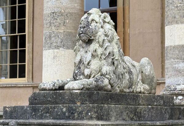 A Pair of Coade Stone Lions